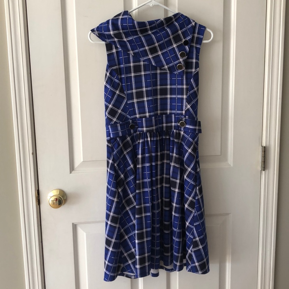 Blue plaid dress by Yellow Star